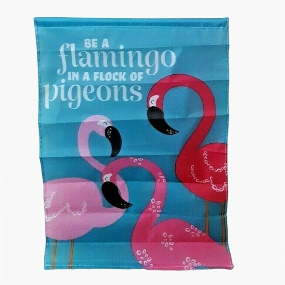 Flamingo Garden Flag Be A Flamingo In A Flock Of Pigeons Graduation